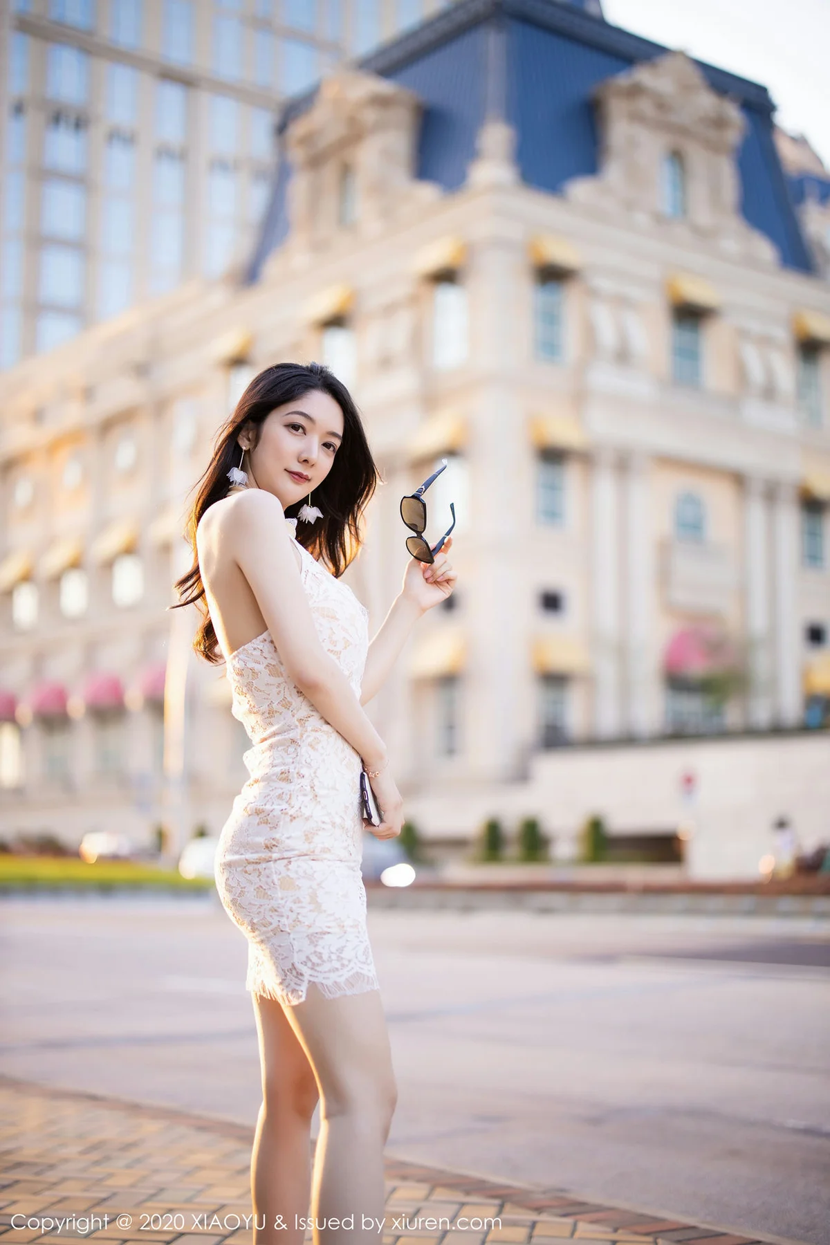 XIAOYU  语画界 Vol.284 Angela小热巴 魅惑黑丝内衣澳门旅拍写真 - 96