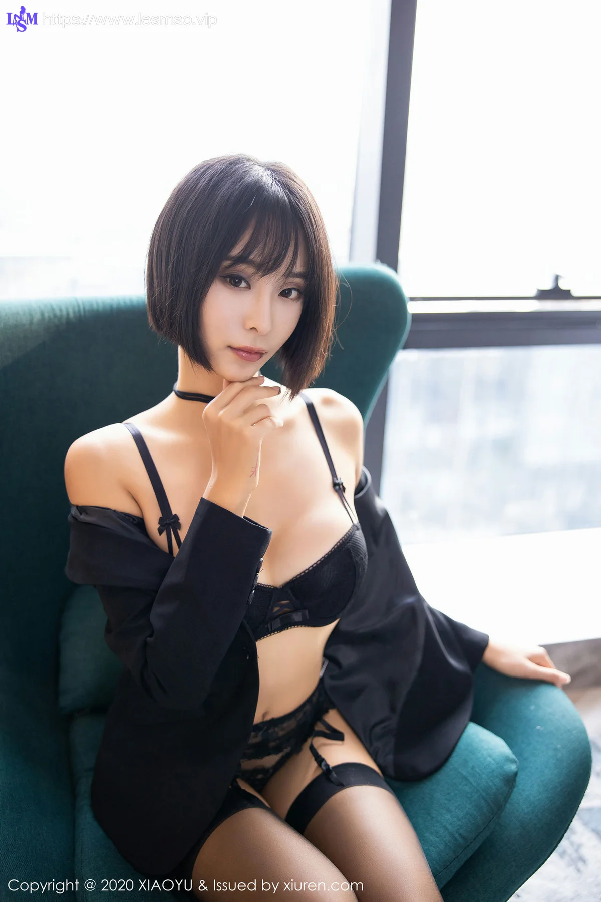 XIAOYU  语画界 Vol.292 黑丝美腿 蓝夏Akasha 性感写真 - 28