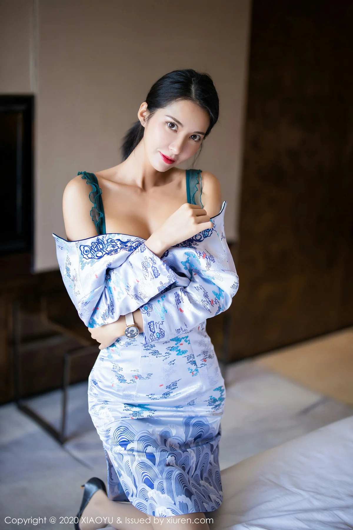 XIAOYU  语画界 Vol.304 韵味旗袍 Carry 现代朦胧丝袜丝袜美... - 27