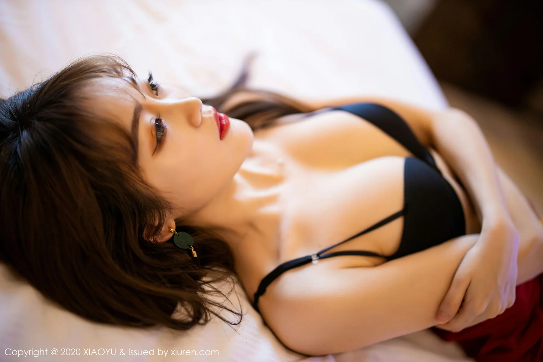 XIAOYU  语画界 Vol.313 红裙黑丝 允儿Claire - 29