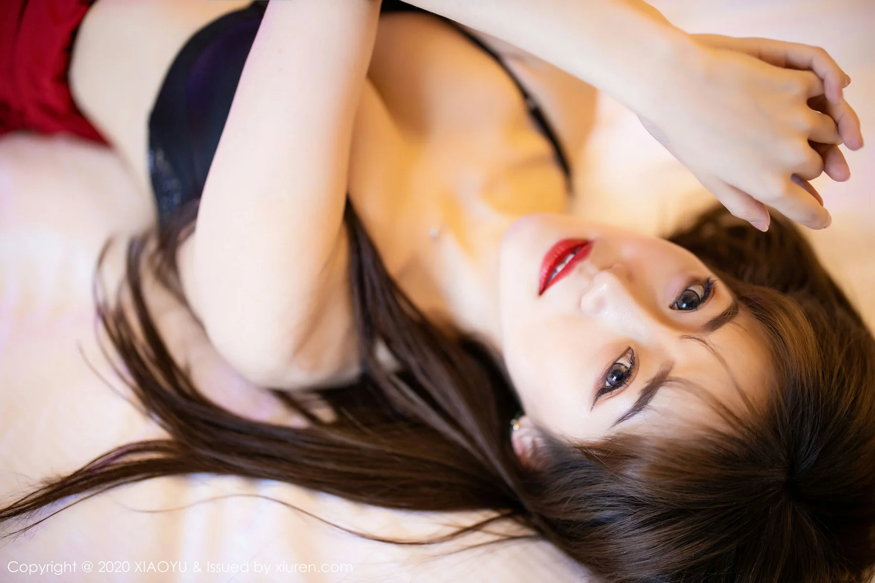 XIAOYU  语画界 Vol.313 红裙黑丝 允儿Claire - 31
