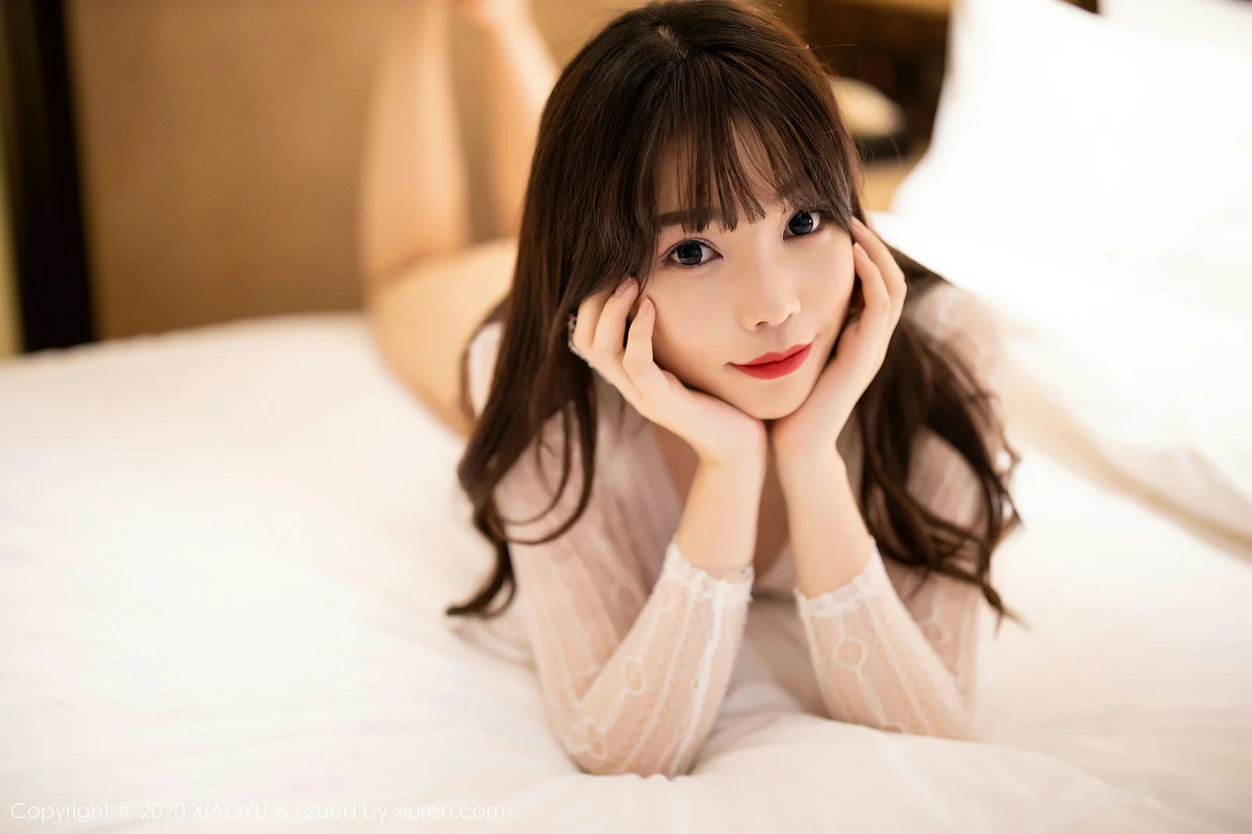 XIAOYU  语画界 Vol.329 超短牛仔裤与网袜 芝芝 - 61