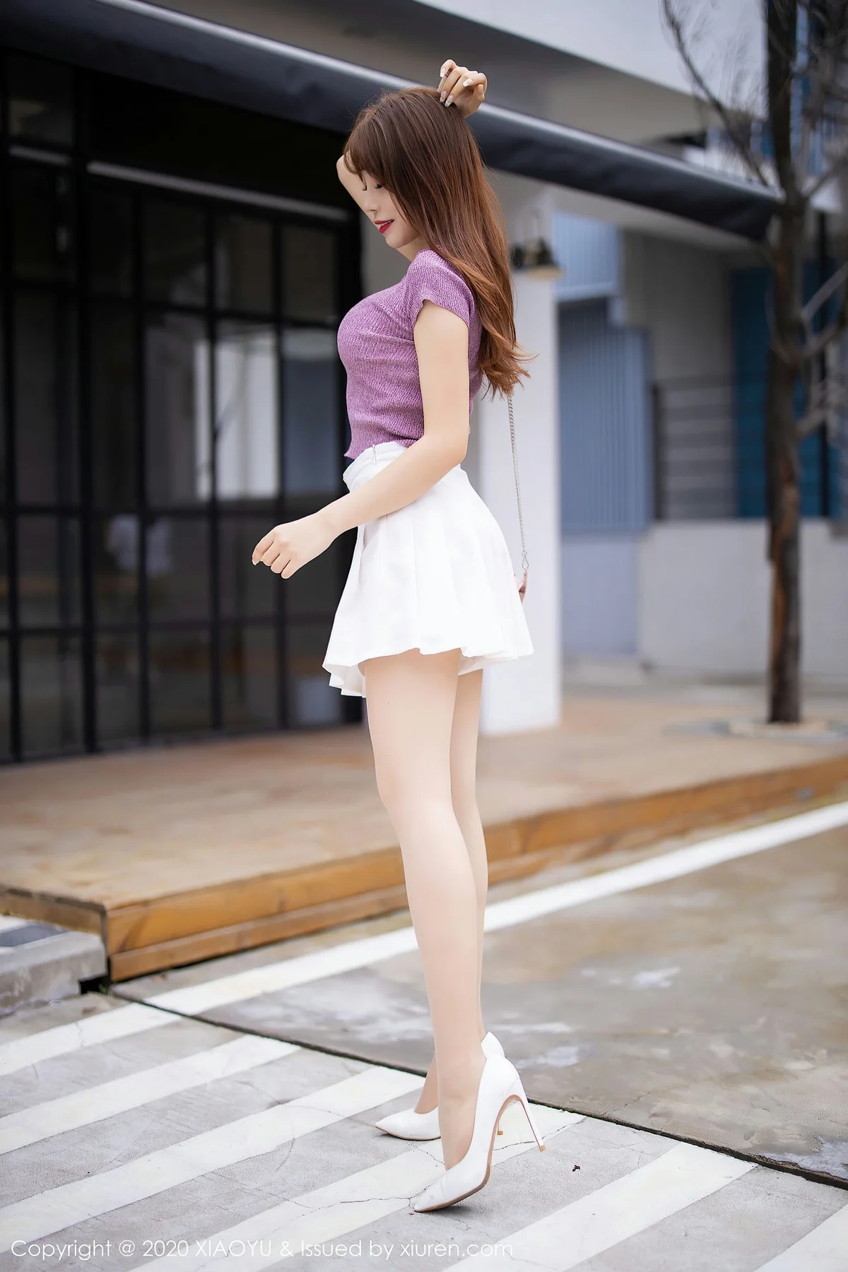 XIAOYU  语画界 Vol.344 咖啡厅外拍 芝芝booty - 27