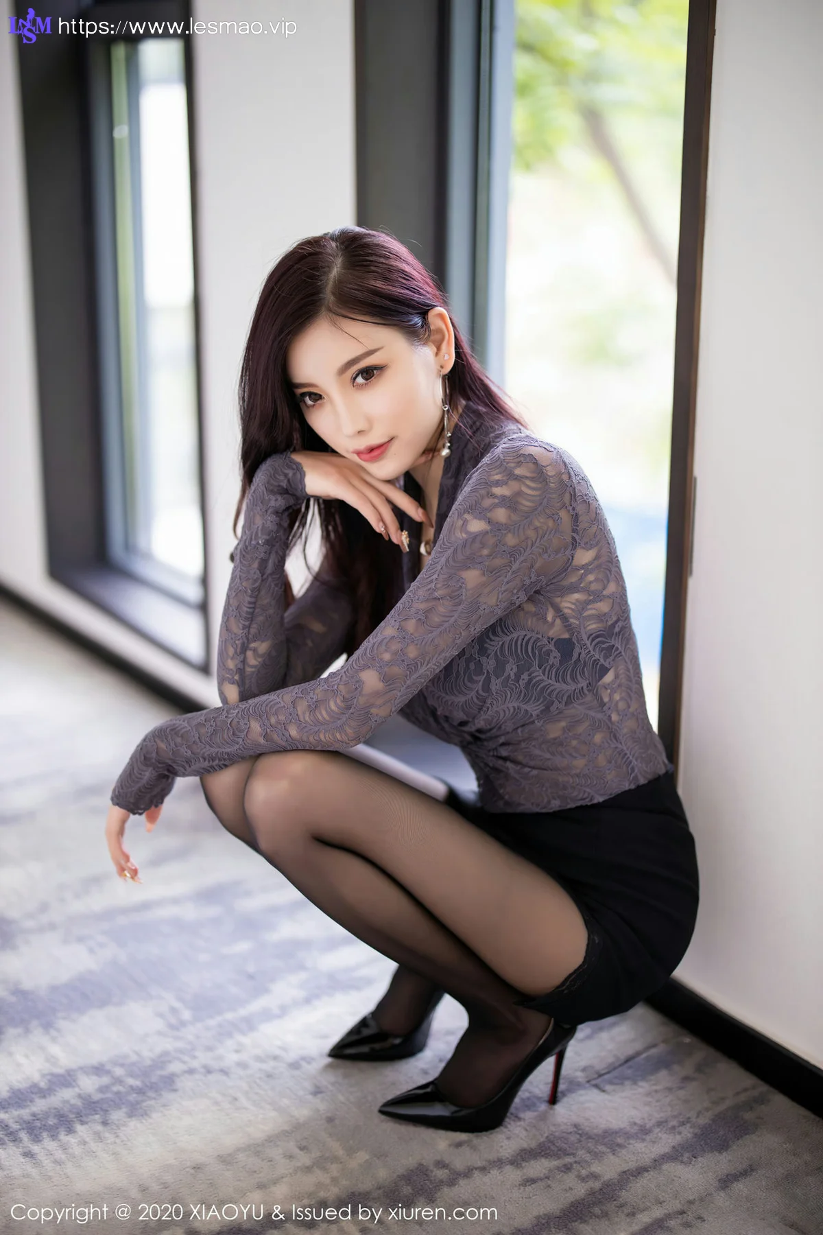 XIAOYU  语画界 Vol.372  黑丝美腿女神 杨晨晨 - 14