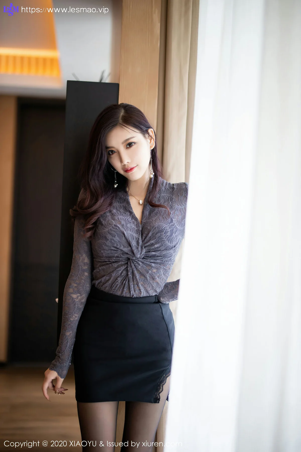 XIAOYU  语画界 Vol.372  黑丝美腿女神 杨晨晨 - 23