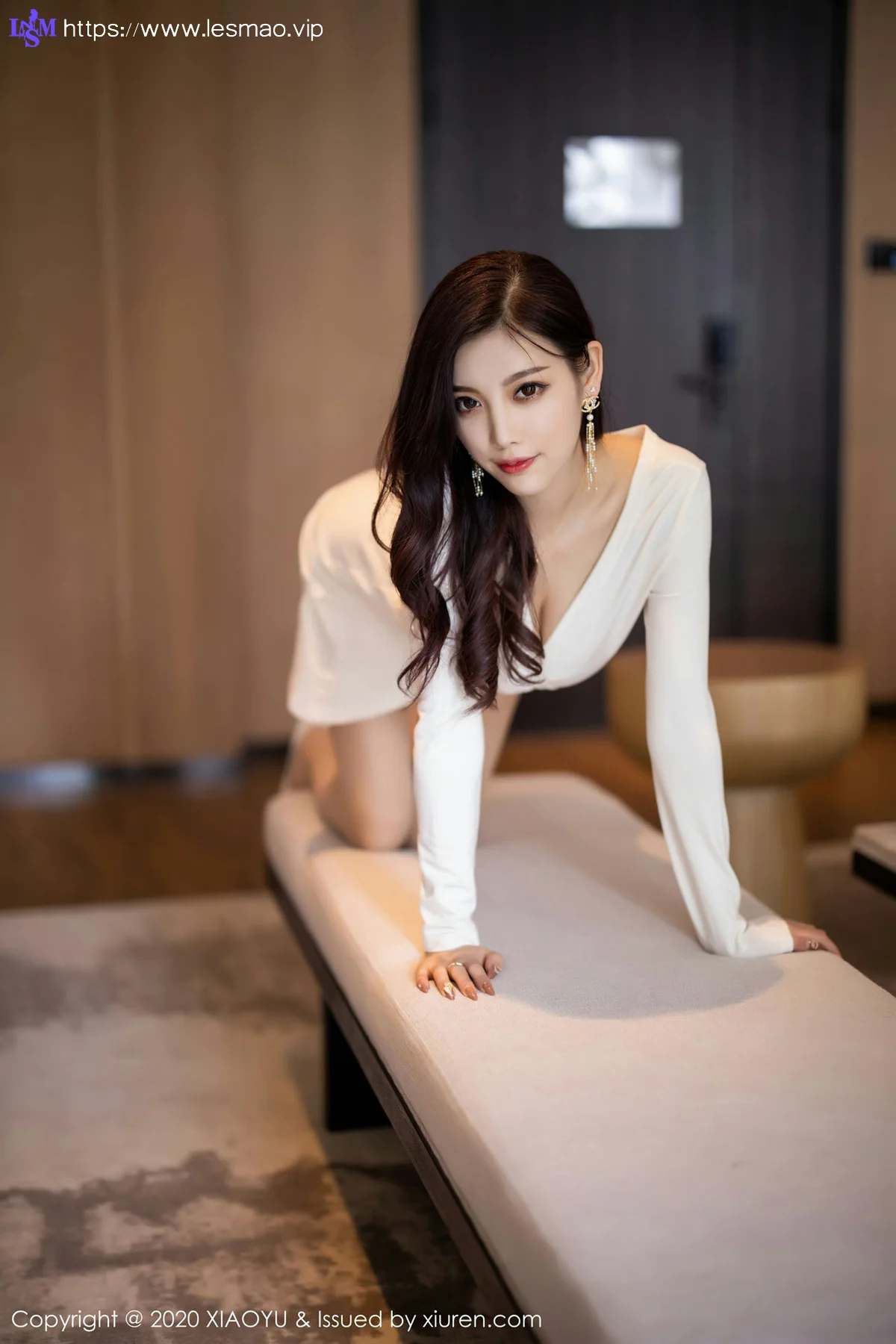 XIAOYU  语画界 Vol.377 白色礼裙性感魅力 杨晨晨sugar - 13