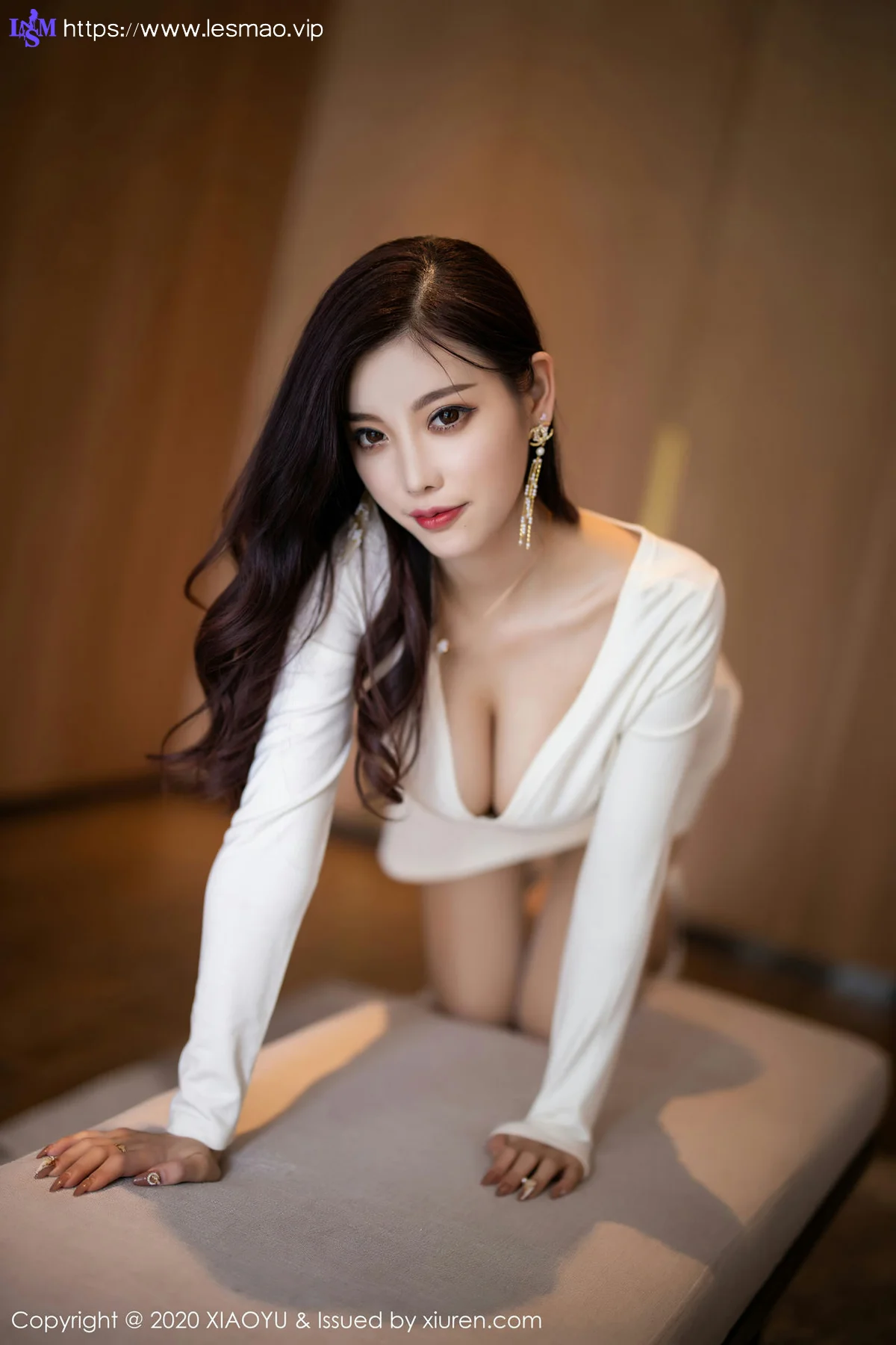 XIAOYU  语画界 Vol.377 白色礼裙性感魅力 杨晨晨sugar - 14