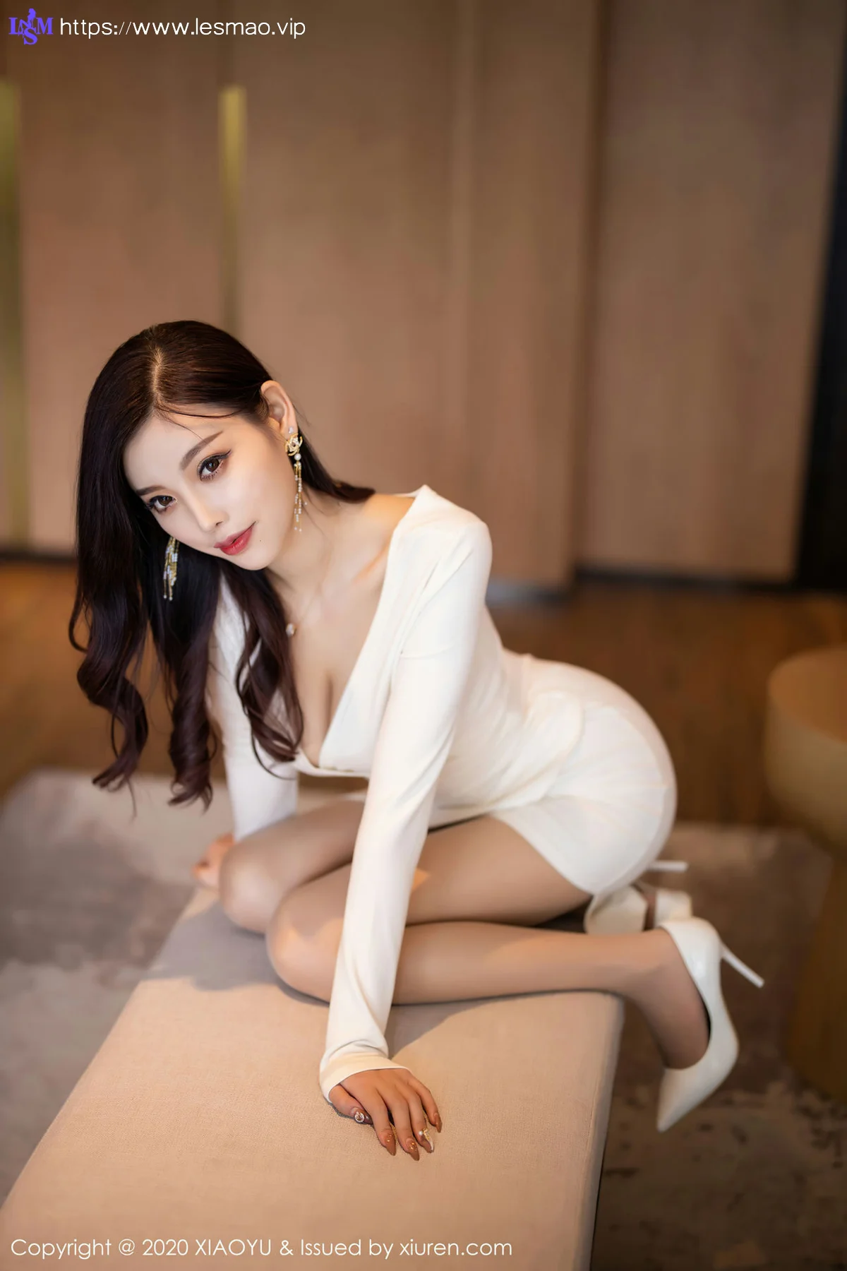 XIAOYU  语画界 Vol.377 白色礼裙性感魅力 杨晨晨sugar - 18
