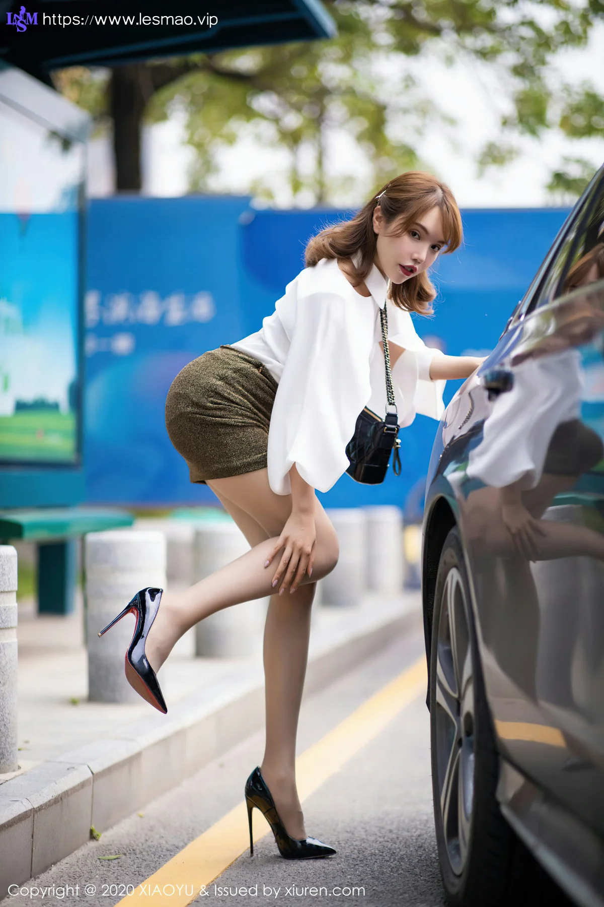 XIAOYU  语画界 Vol.382 黄楽然 性感车模气质美女 - 33