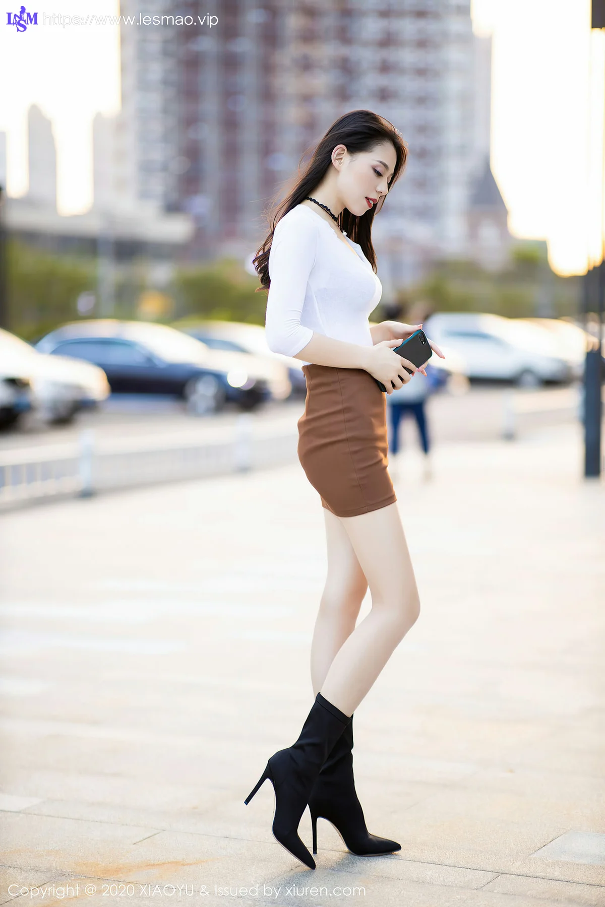 XIAOYU  语画界 Vol.387 靓丽户外车模 言沫 - 62