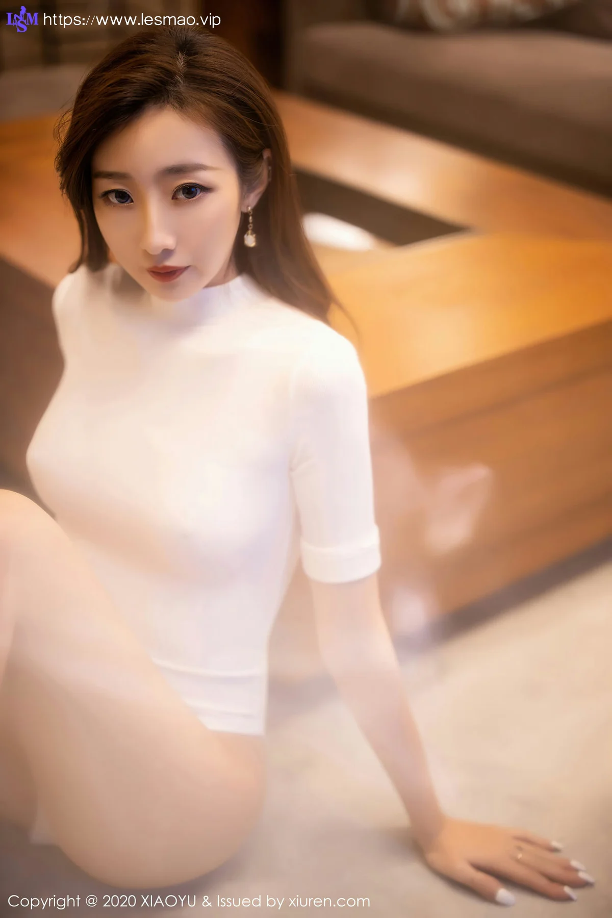 XIAOYU  语画界 Vol.389 白色连体衣透明丝袜 安琪yee - 61
