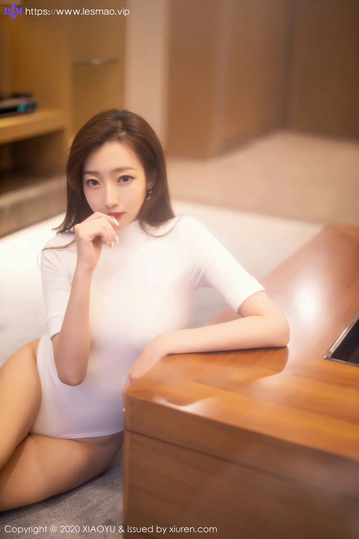 XIAOYU  语画界 Vol.389 白色连体衣透明丝袜 安琪yee - 70