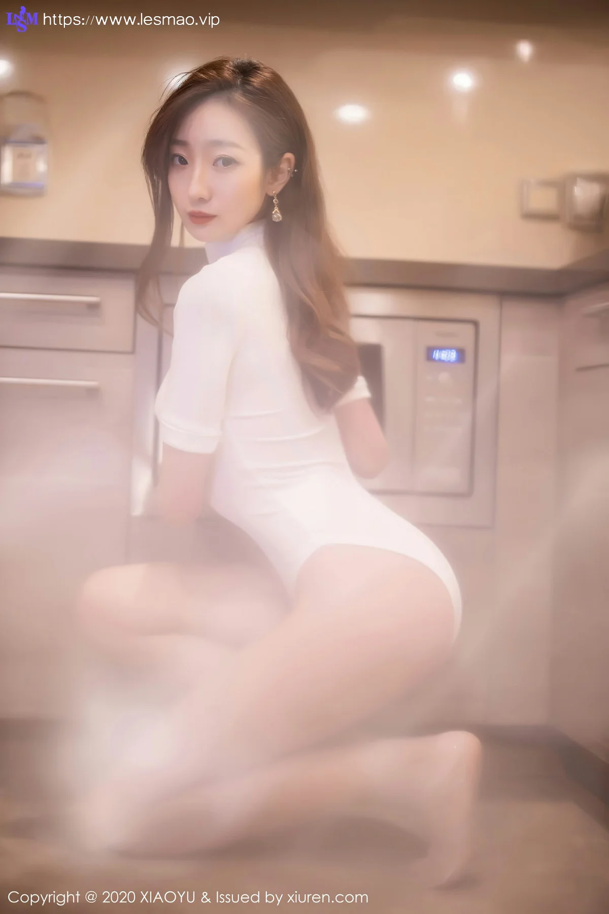 XIAOYU  语画界 Vol.389 白色连体衣透明丝袜 安琪yee - 83