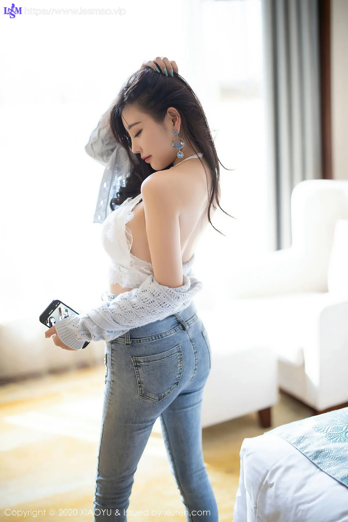 XIAOYU  语画界 Vol.433 蕾丝内衣浴室 杨晨晨 - 45