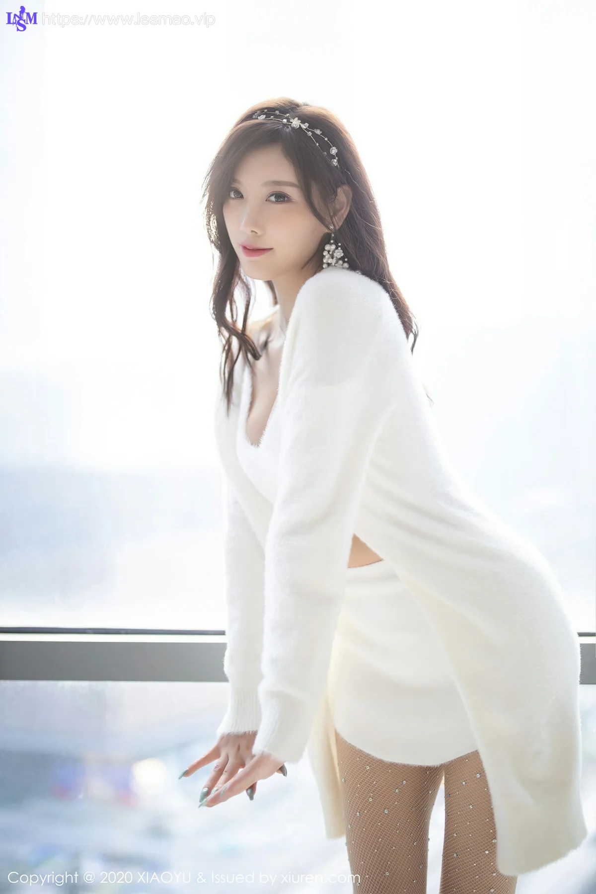 XIAOYU  语画界 Vol.437 性感白丝圣诞 杨晨晨 - 13
