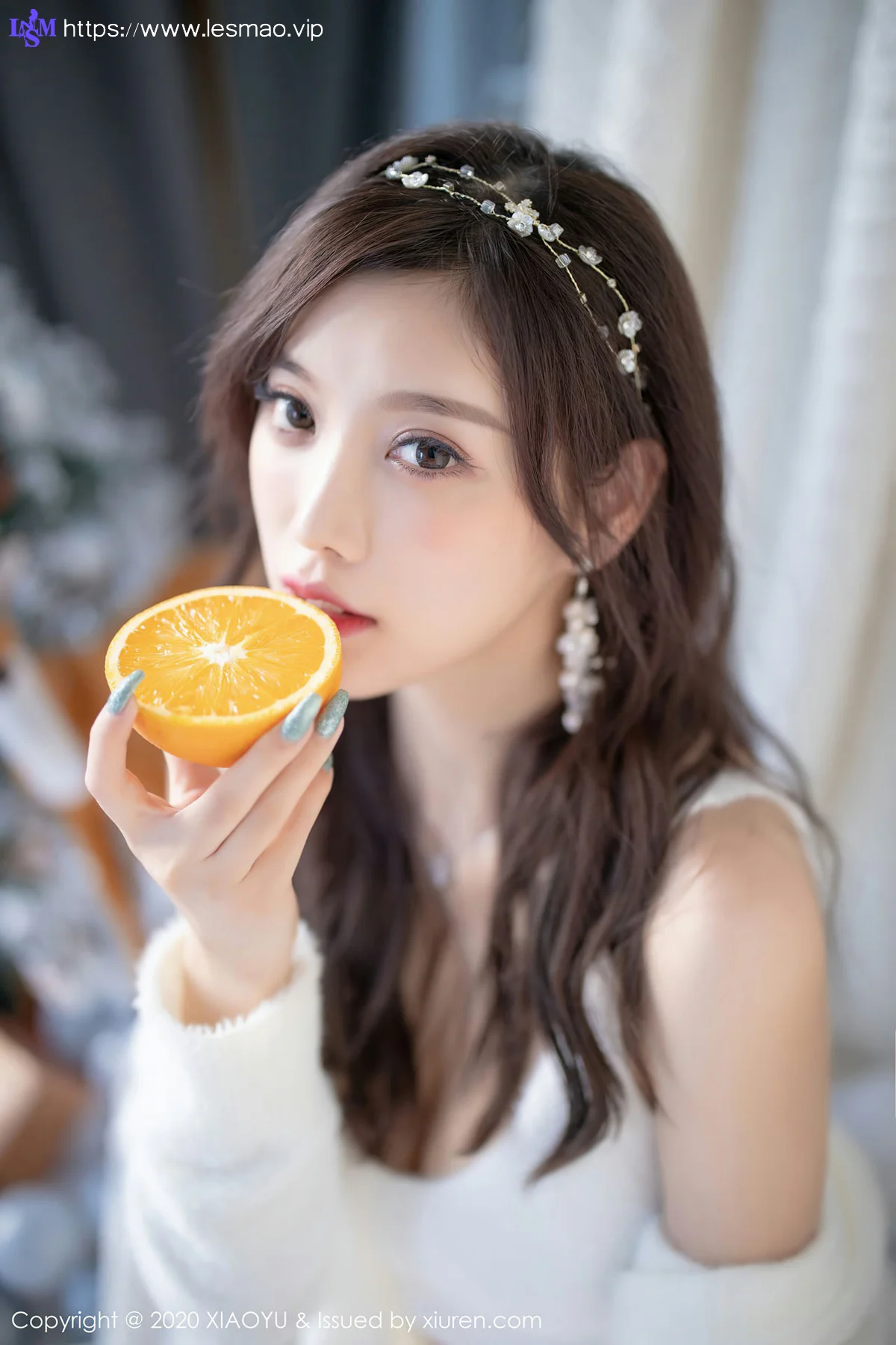 XIAOYU  语画界 Vol.437 性感白丝圣诞 杨晨晨 - 30