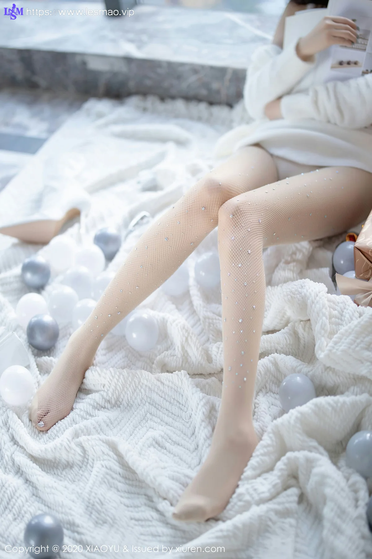 XIAOYU  语画界 Vol.437 性感白丝圣诞 杨晨晨 - 50