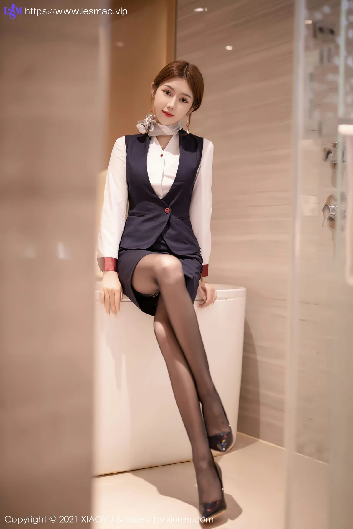 XIAOYU  语画界 Vol.449 空乘制服 梦梵 - 14