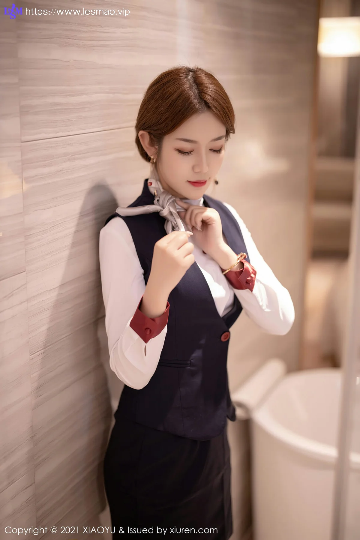 XIAOYU  语画界 Vol.449 空乘制服 梦梵 - 22