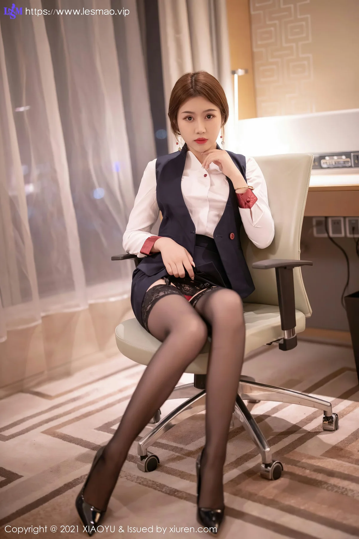 XIAOYU  语画界 Vol.449 空乘制服 梦梵 - 32