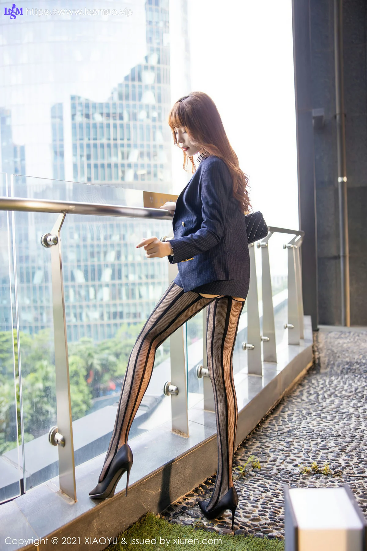 XIAOYU  语画界 Vol.459 条纹内衣与衬衫 芝芝booty - 14