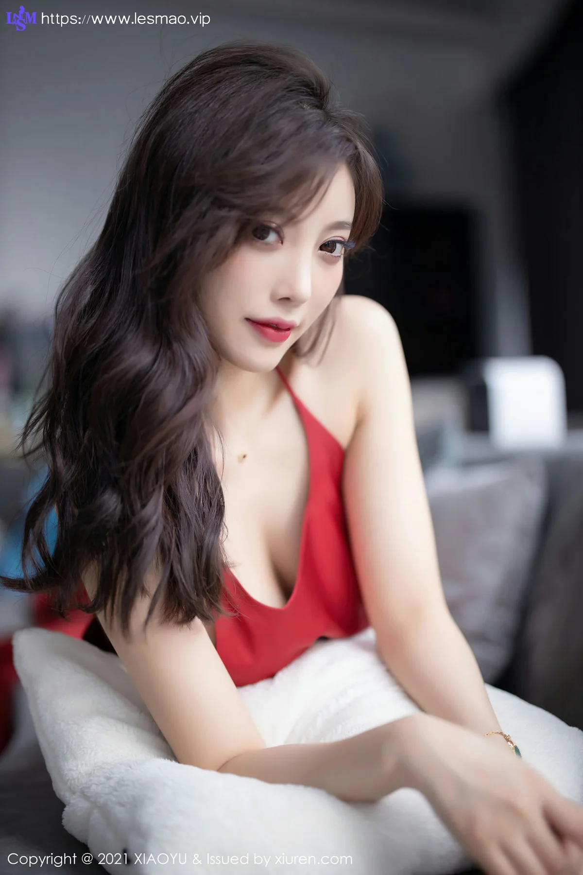 XIAOYU  语画界 Vol.460 杨晨晨 红色蕾丝大衣 - 67