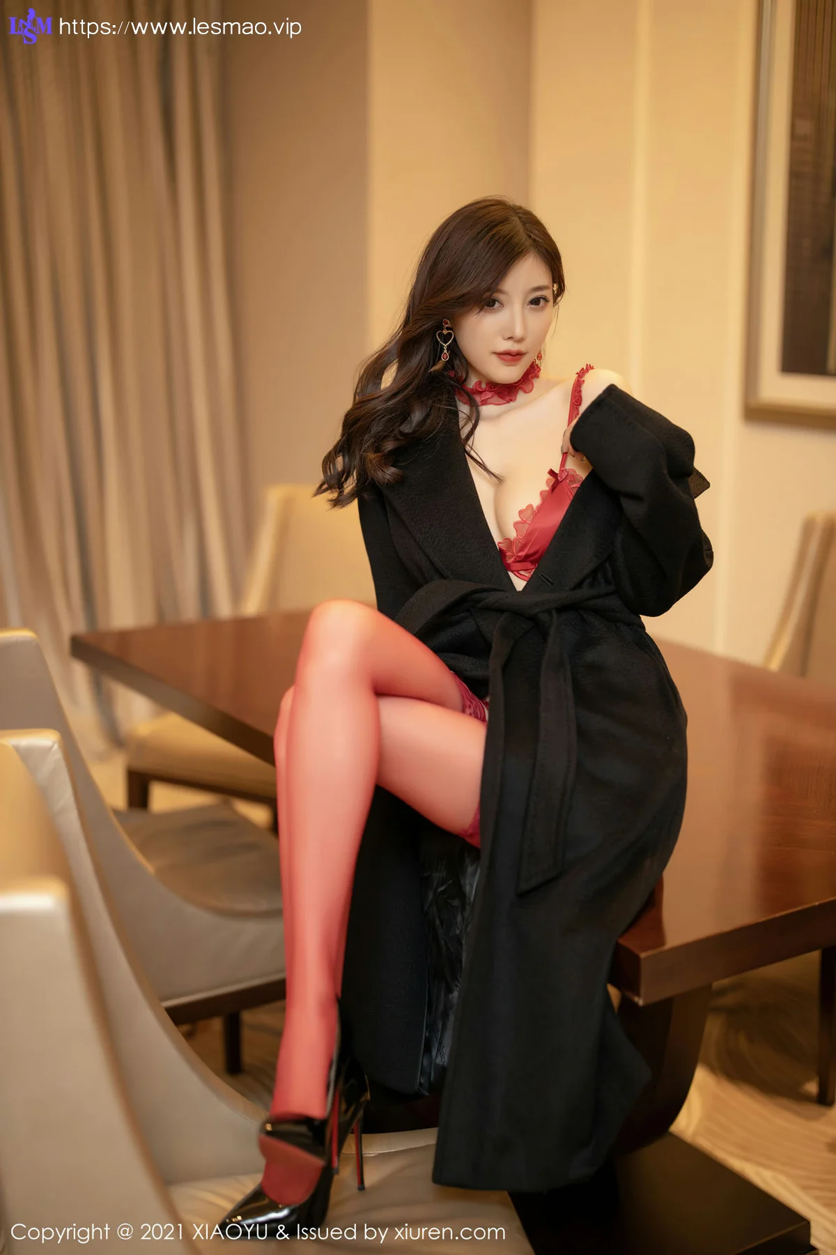 XIAOYU  语画界 Vol.469 蕾丝红内衣 杨晨晨 - 19