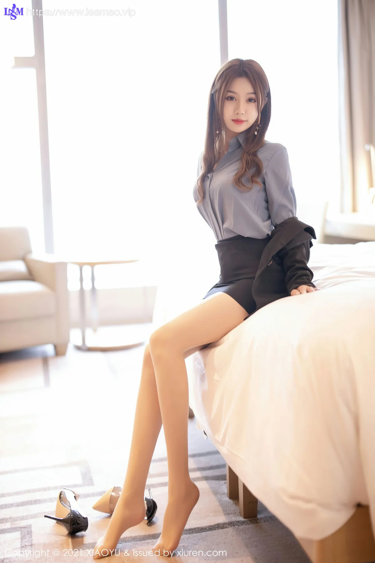 XIAOYU  语画界 Vol.480 黑色职场ol制服 梦梵 - 49