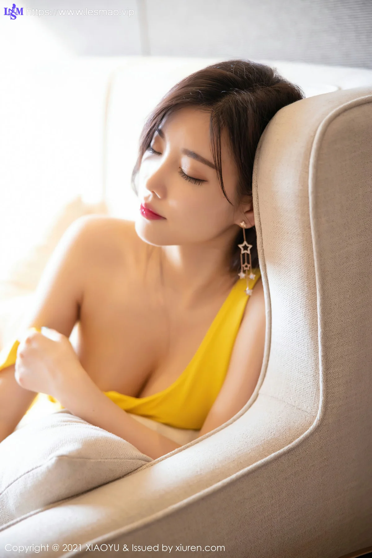 XIAOYU  语画界 Vol.487 黄色连衣裙娇躯 杨晨晨sugar 私房旅拍 - 63