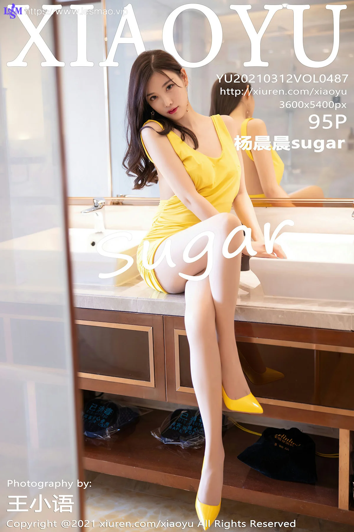XIAOYU  语画界 Vol.487 黄色连衣裙娇躯 杨晨晨sugar 私房旅拍 - 96