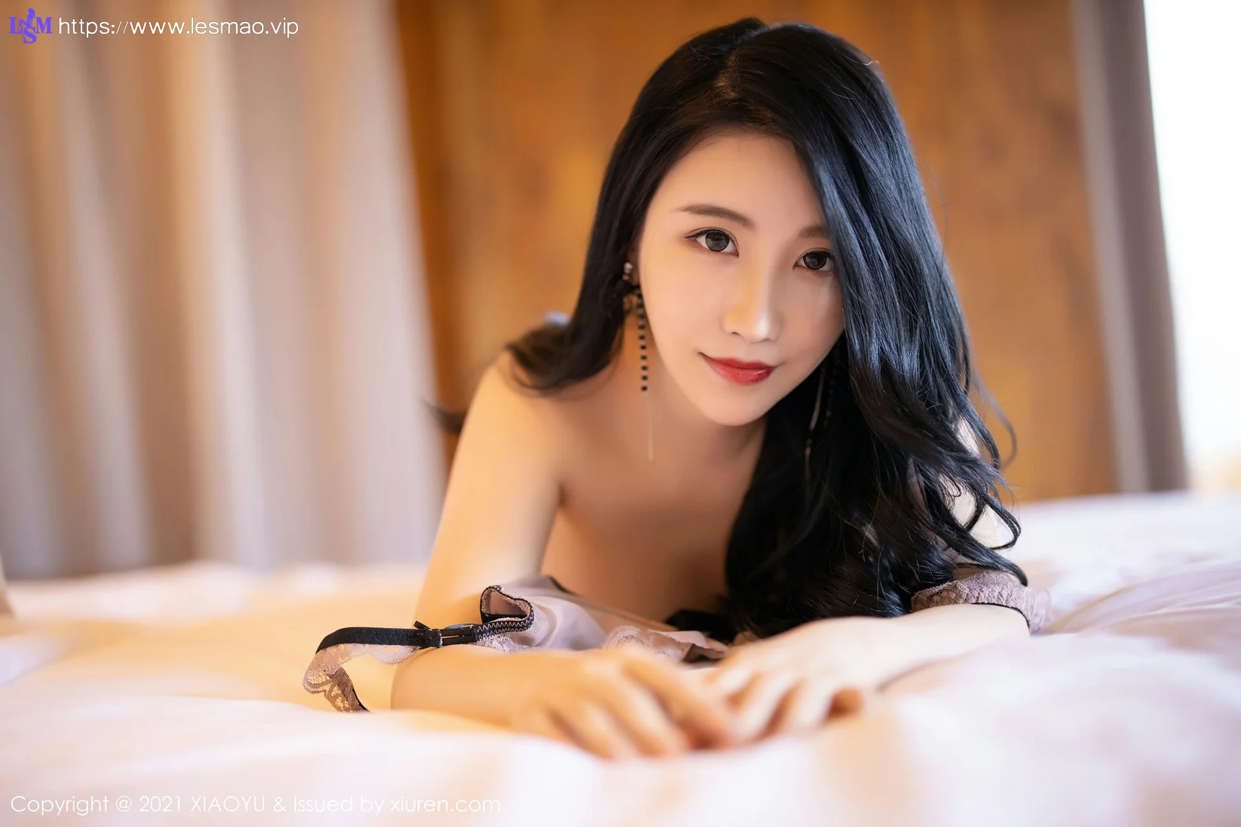 XIAOYU  语画界 Vol.498 魅惑黑色典雅礼裙 Cherry绯月樱 - 71