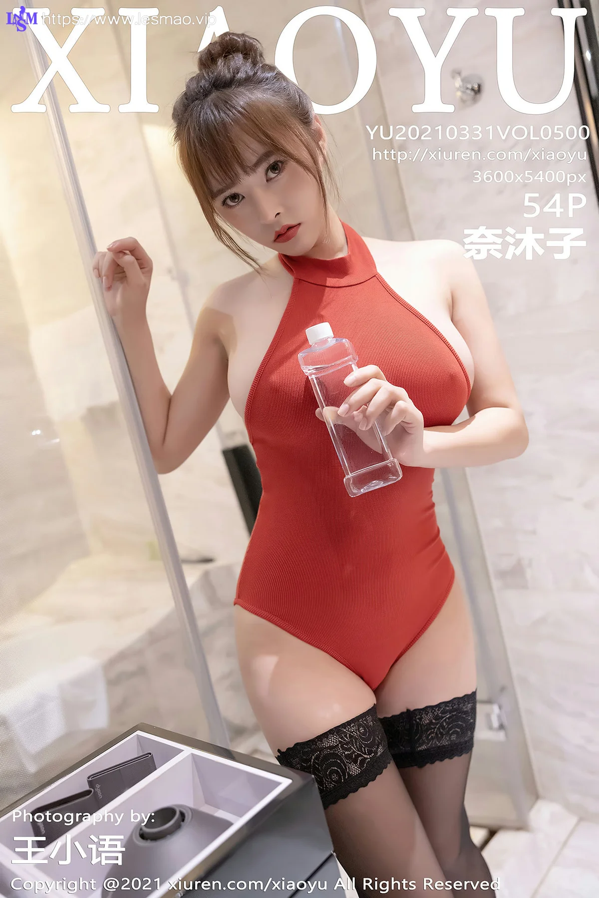 XIAOYU  语画界 Vol.500 猩红连衣服饰与蕾丝 奈沐子 新人模特 - 55