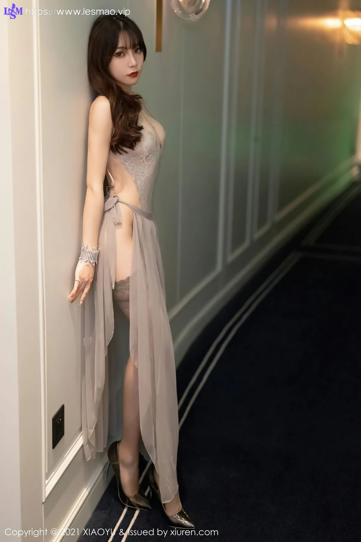 XIAOYU  语画界 Vol.510 纱裙裹紧绸缎写真 芝芝Booty - 13