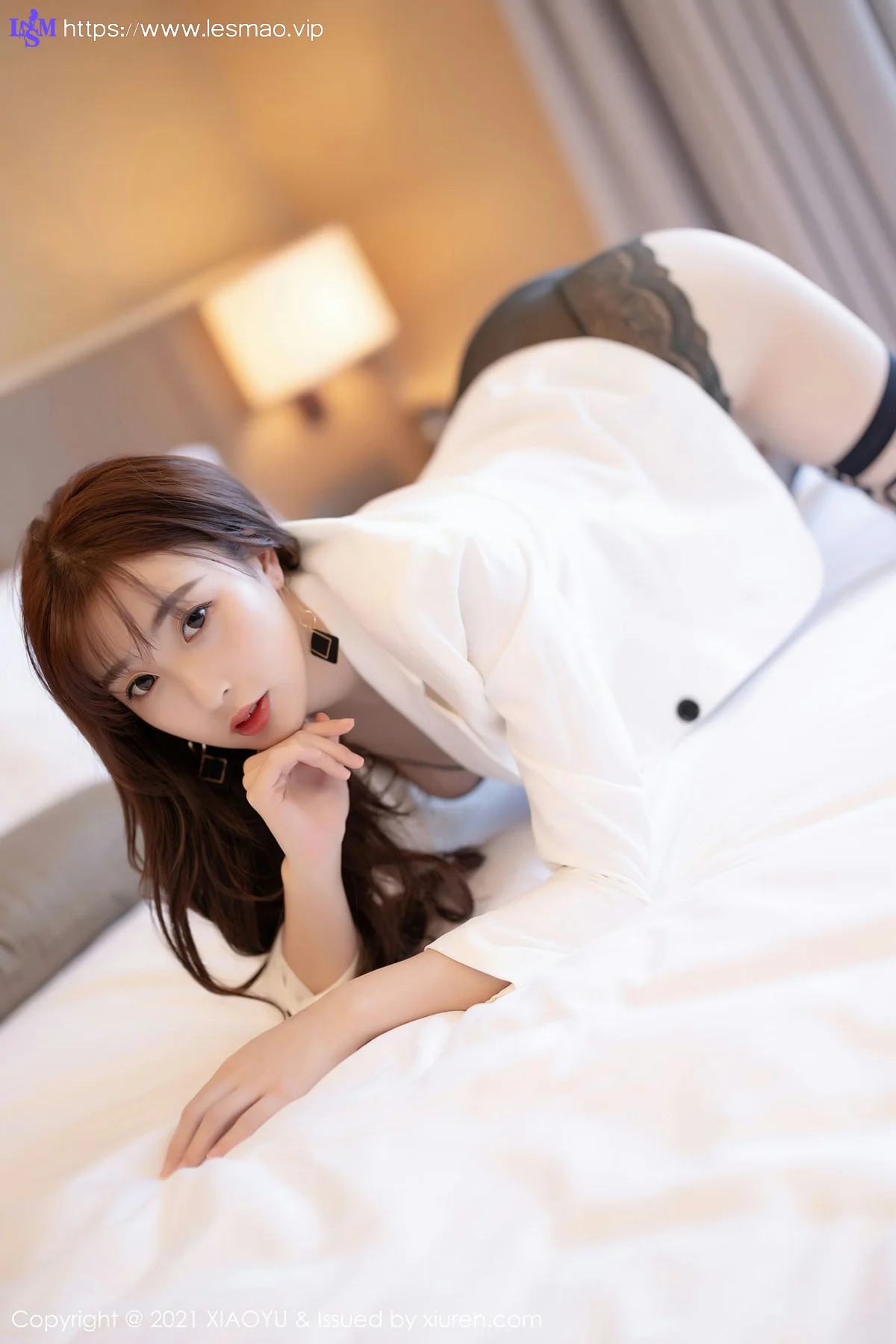XIAOYU  语画界 Vol.511 新人模特 林星阑 黑丝制服 - 46