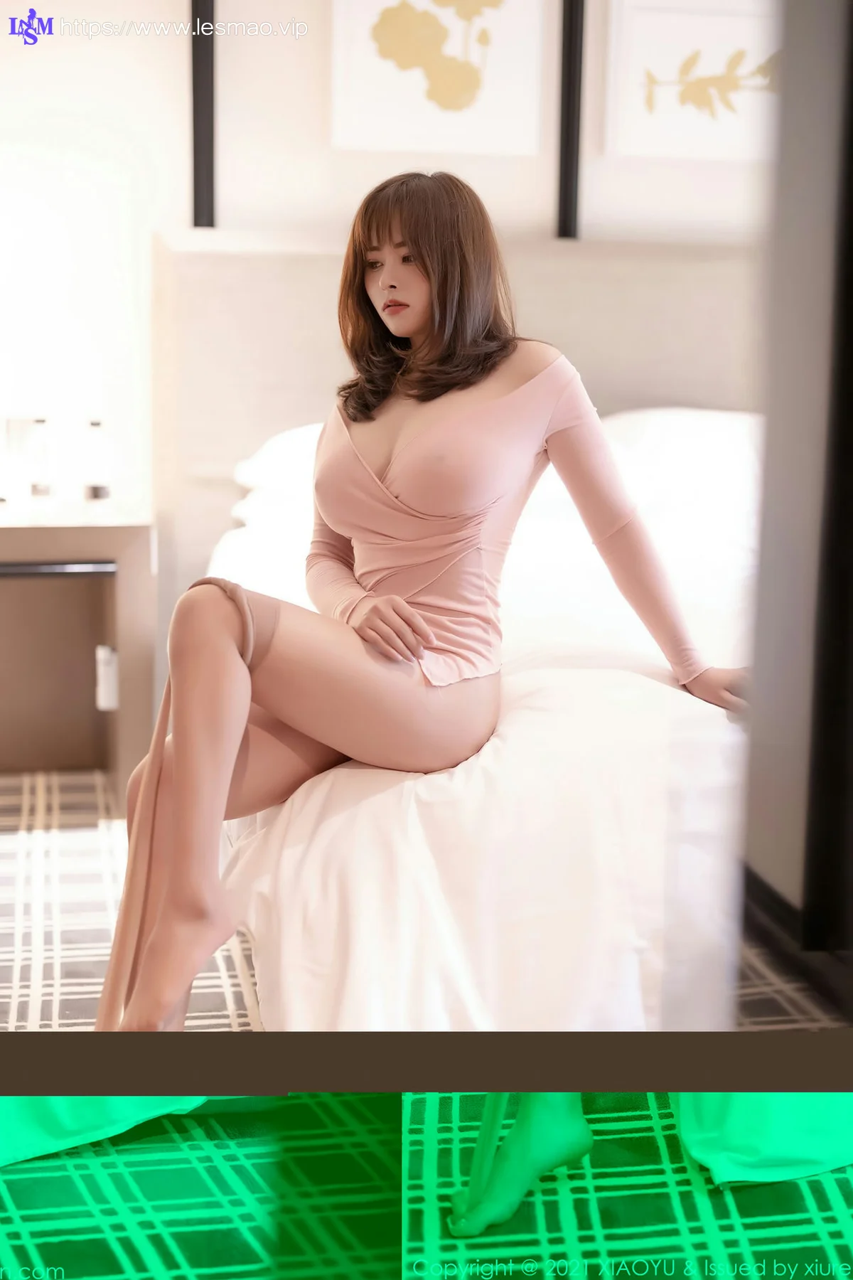 XIAOYU  语画界 Vol.513 真空爆乳 奈沐子  渺裙袄裹紧绸缎写真 - 65