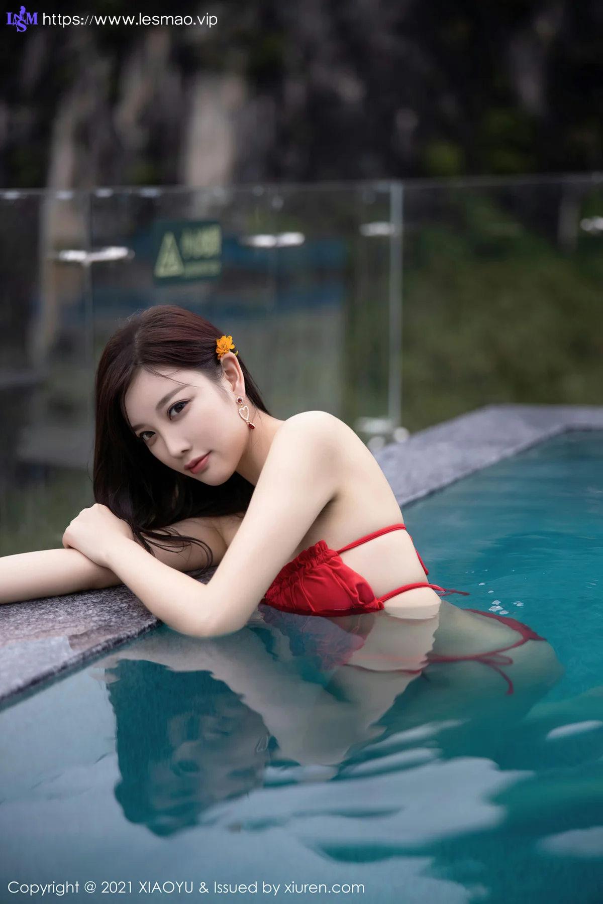 XIAOYU  语画界 Vol.514 比基尼泳池外拍 杨晨晨sugar 清远旅拍 - 24