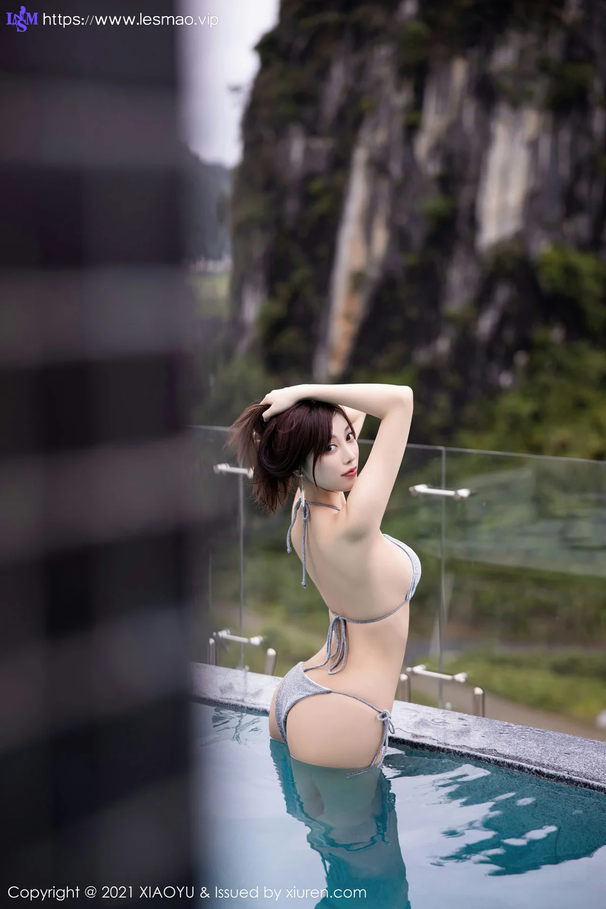 XIAOYU  语画界 Vol.514 比基尼泳池外拍 杨晨晨sugar 清远旅拍 - 47