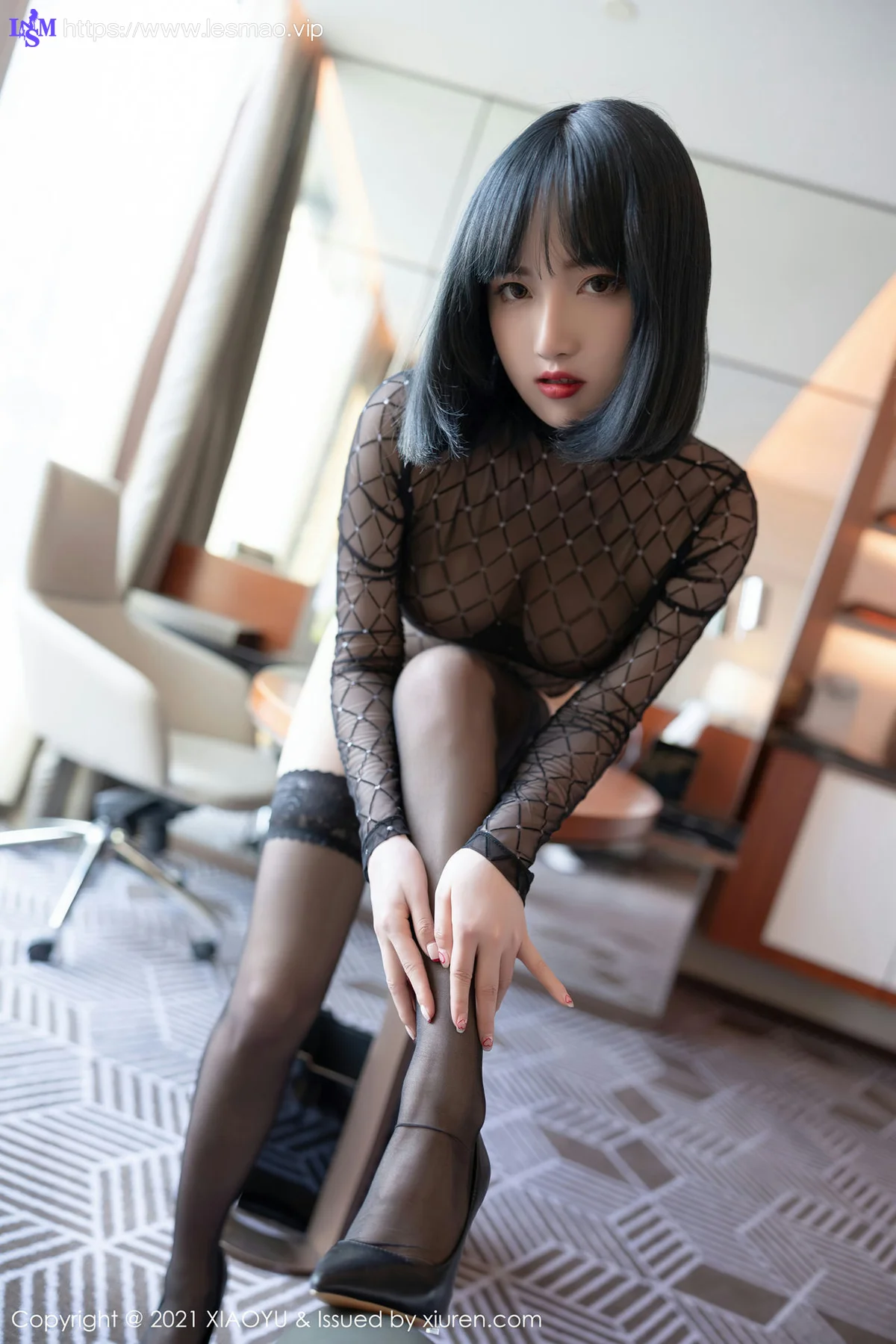 XIAOYU  语画界 Vol.516 魅惑透视黑色 豆瓣酱 性感写真 - 15