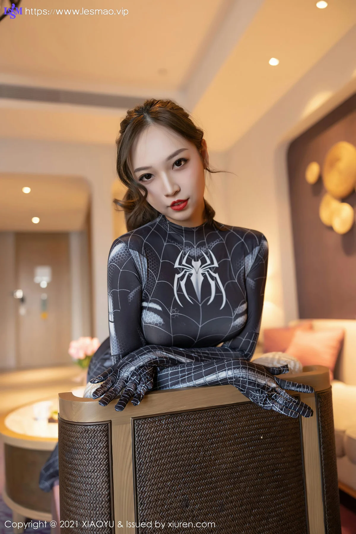 XIAOYU  语画界 Vol.559 情趣蜘蛛侠服饰 郑颖姗 青岛旅拍写真 - 16