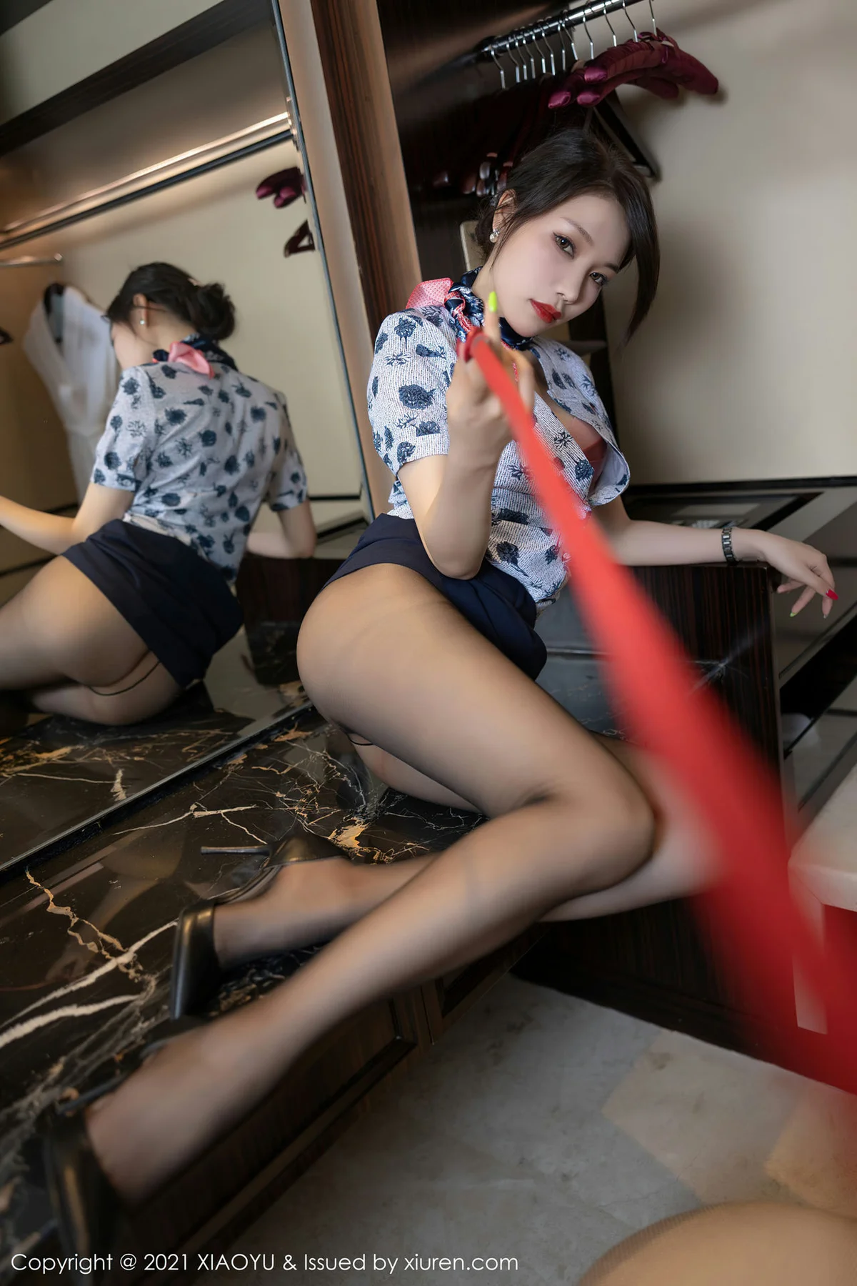 XIAOYU  语画界 Vol.561 空乘制服 芝芝Booty 性感写真 - 49