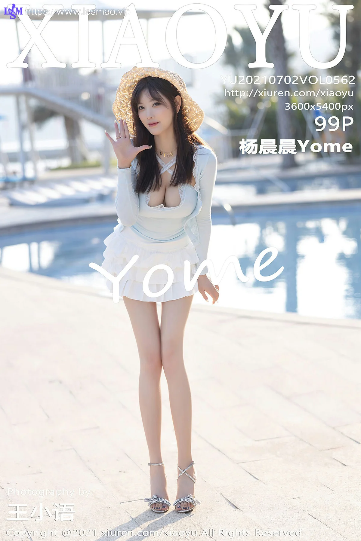 XIAOYU  语画界 Vol.562 草帽女孩 杨晨晨sugar 私房写真 - 100