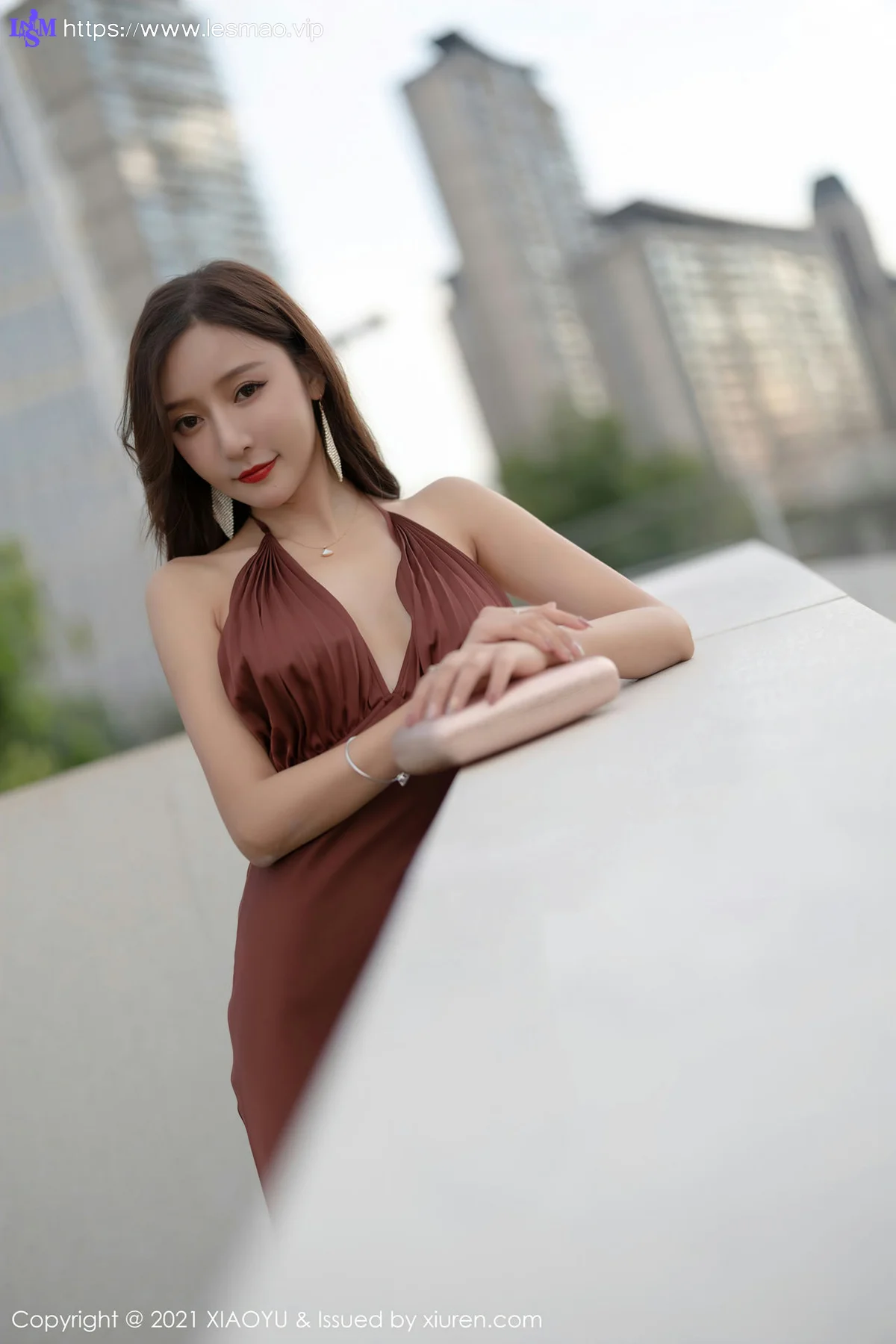 XIAOYU  语画界 Vol.590 香槟色吊裙 王馨瑶yanni 性感写真 - 20
