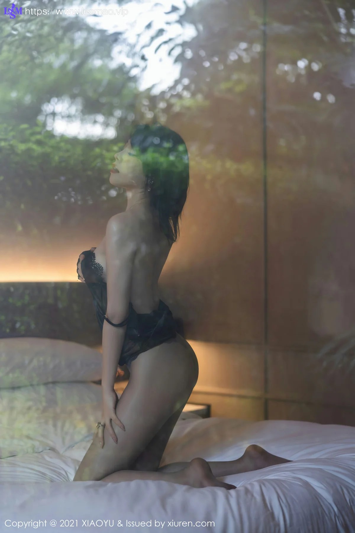 XIAOYU  语画界 Vol.611 芝芝booty 丝绸睡衣 - 73