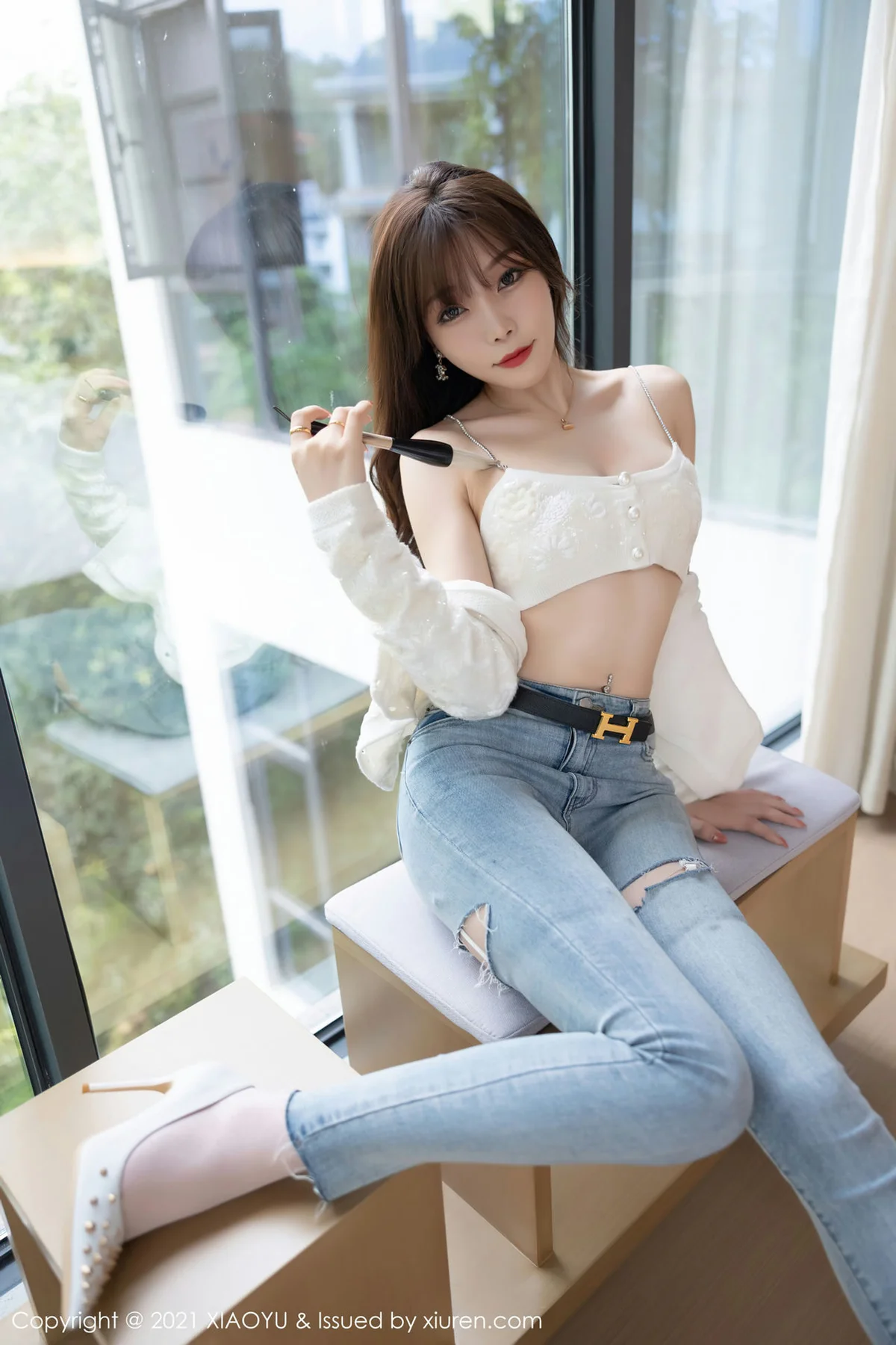 XIAOYU  语画界 Vol.627 洁白吊带 芝芝Booty 私房写真1 - 32