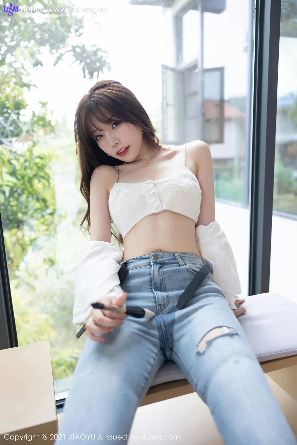 XIAOYU  语画界 Vol.627 洁白吊带 芝芝Booty 私房写真1 - 34