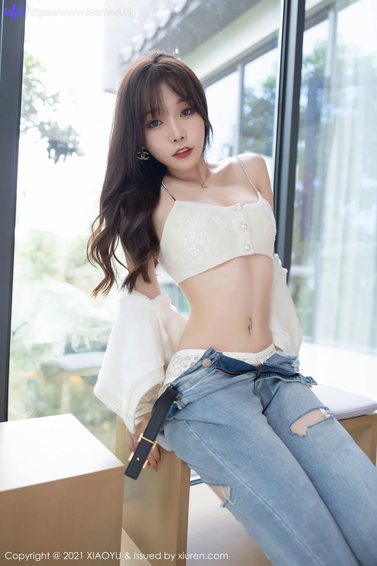 XIAOYU  语画界 Vol.627 洁白吊带 芝芝Booty 私房写真1 - 41