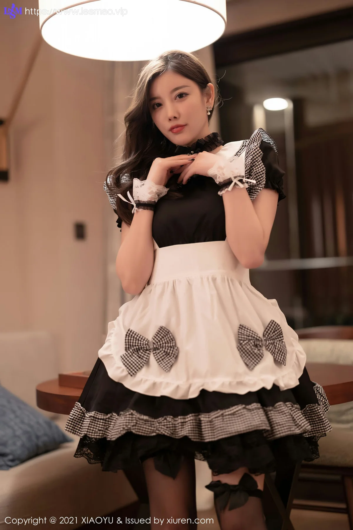 XIAOYU  语画界 Vol.658 女仆制服主题 杨晨晨sugar 广西心愿旅拍11 - 22