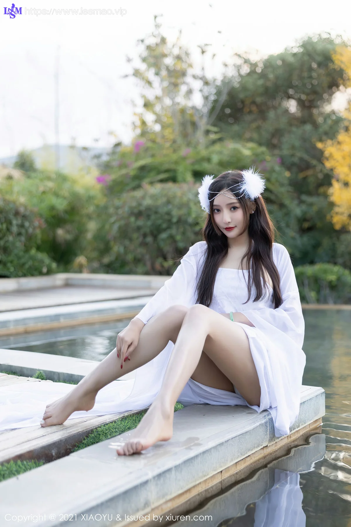 XIAOYU  语画界 Vol.672 轻透白纱古装 王馨瑶yanni 云南星愿旅拍11 - 12