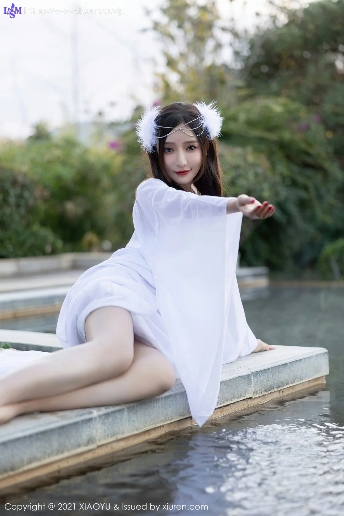 XIAOYU  语画界 Vol.672 轻透白纱古装 王馨瑶yanni 云南星愿旅拍11 - 16