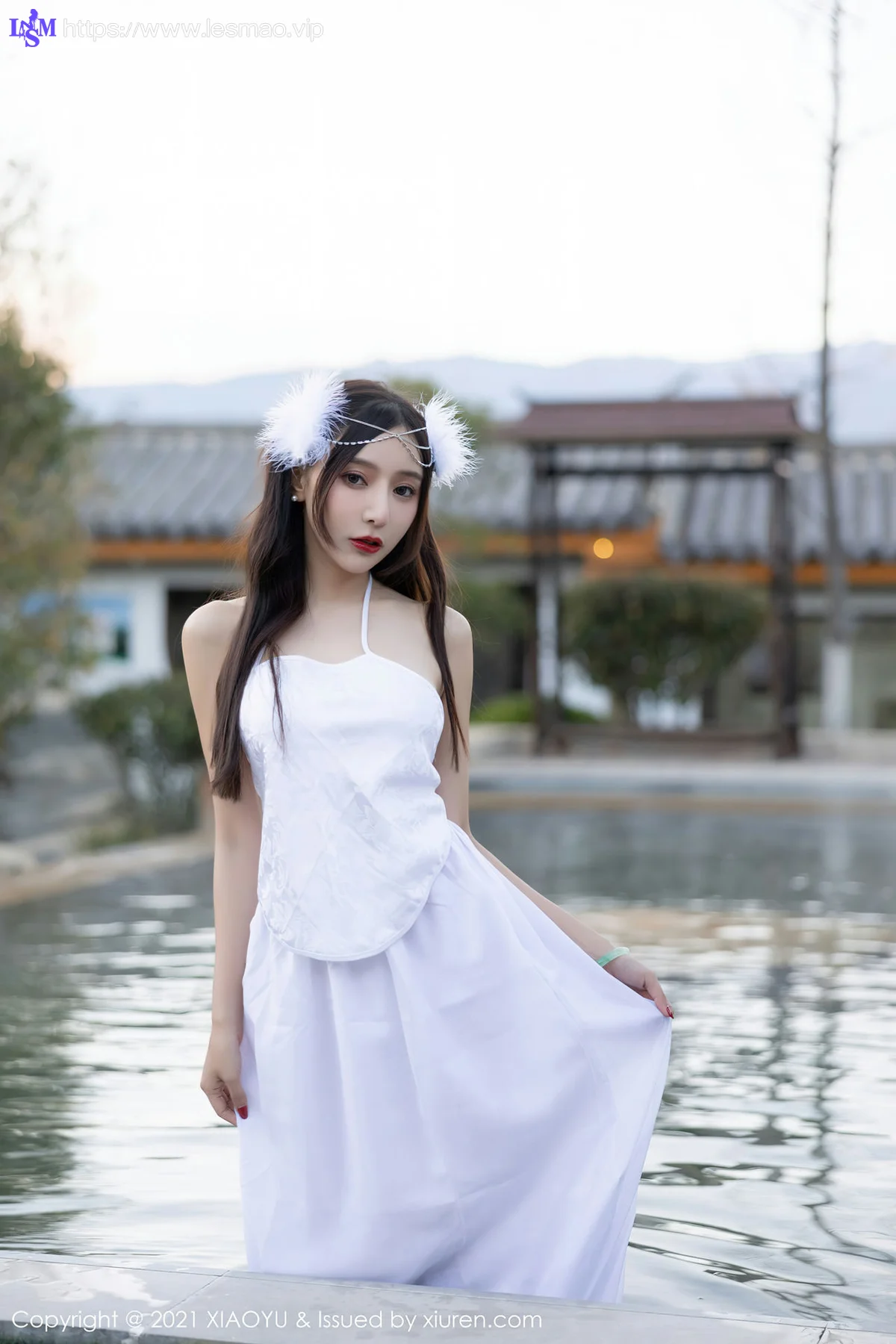 XIAOYU  语画界 Vol.672 轻透白纱古装 王馨瑶yanni 云南星愿旅拍11 - 22